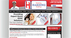Desktop Screenshot of hardingheating.com